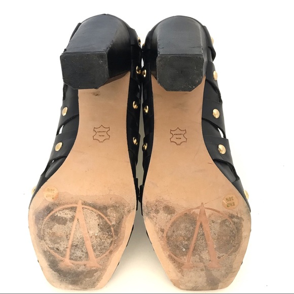 New! Vince Camuto Open Toe Studded Chunky Heels - Picture 11 of 12